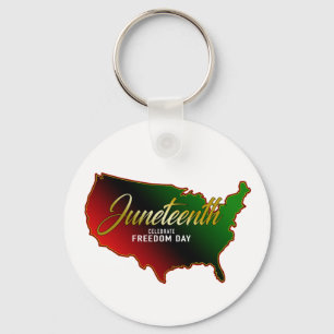 Juneteenth Keychain