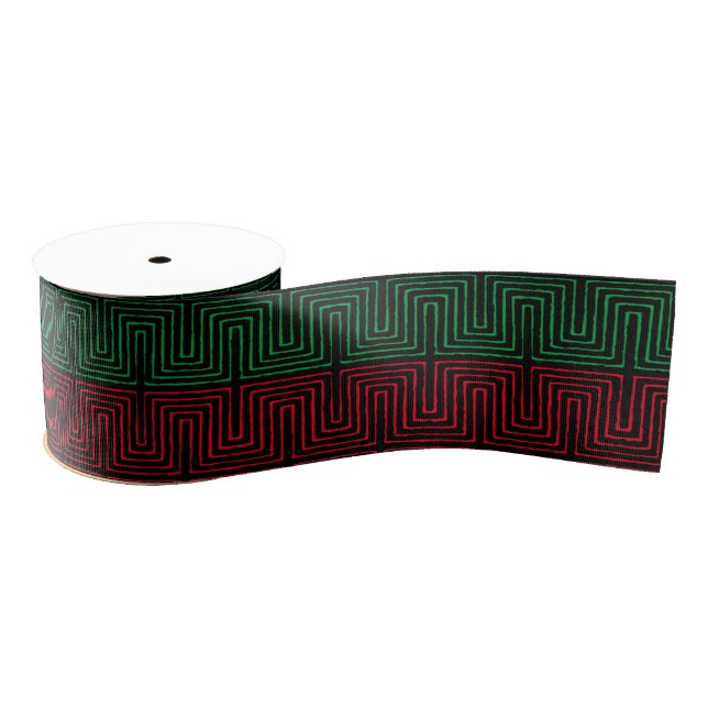Juneteenth Kwanzaa Black Holiday Grosgrain Ribbon (Spool)