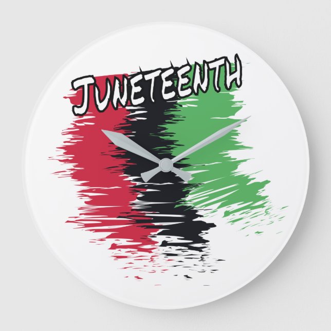 Juneteenth Large Clock (Front)