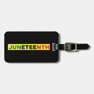Juneteenth Luggage Tag