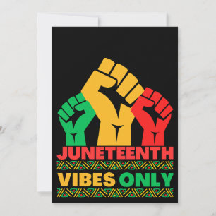 Juneteenth Melanin Men Women Kids Invitation
