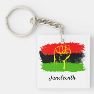 Juneteenth National Independence Day Keychain