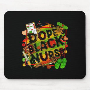 Juneteenth Nurse Black Women Black History Month N Mouse Pad