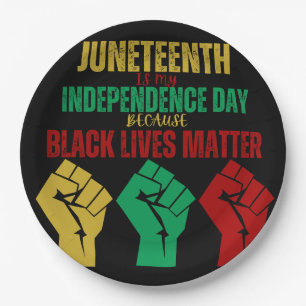Juneteenth Pan-African Fist Plate