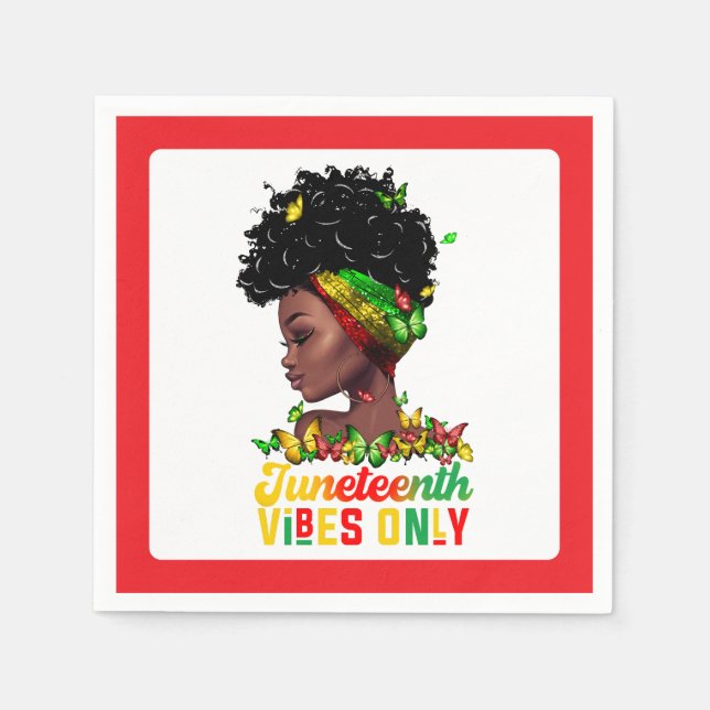 Juneteenth Paper Napkin (Front)