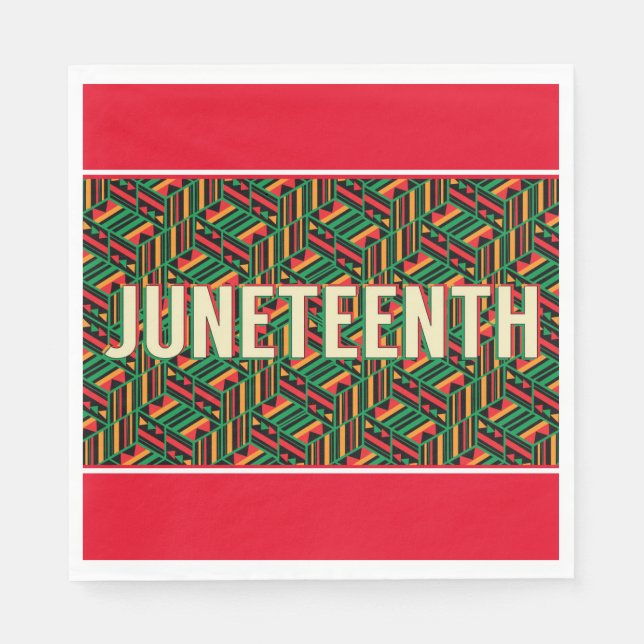 Juneteenth Paper Napkin (Front)