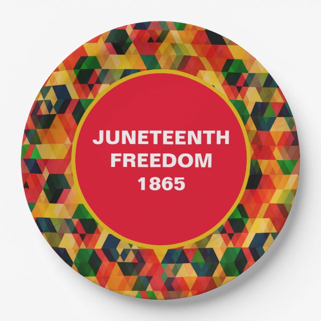 Juneteenth Paper Plates (Front)