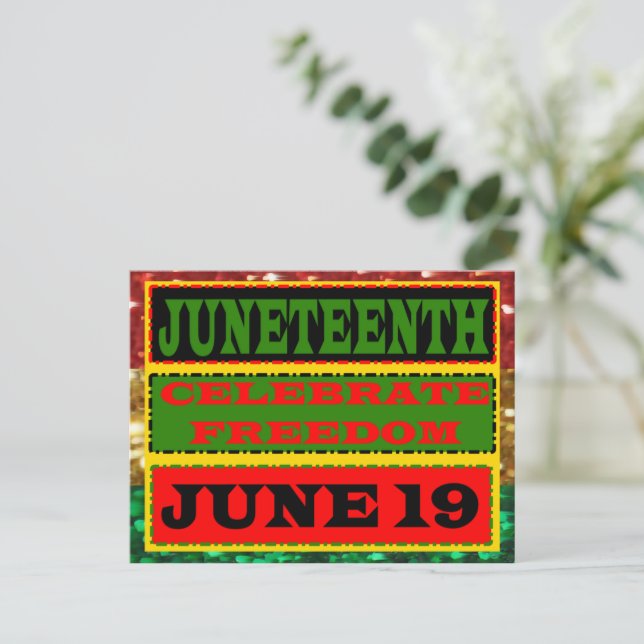 Juneteenth Postcard (Standing Front)