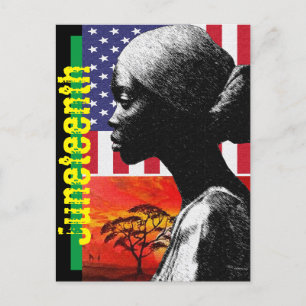 Juneteenth  postcard
