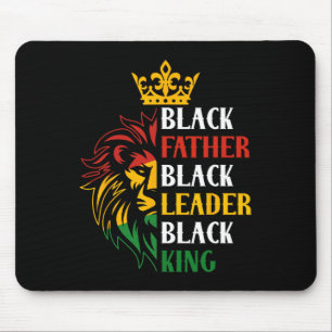Juneteenth Proud Black Men Fathers Day Black Histo Mouse Pad