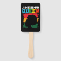 Juneteenth Queen Black Afro Melanin Girl 