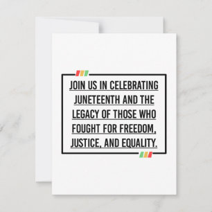 Juneteenth Quotes, Freedom of African American. Save The Date