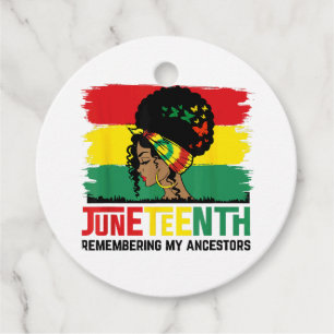 Juneteenth Remembering My Ancestors Celebrate Blac Favour Tags