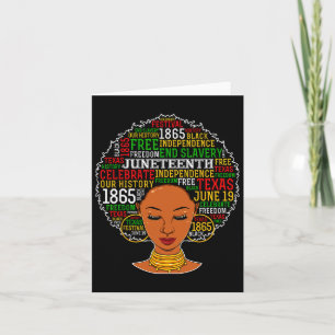 Juneteenth Shirts Women Juneteenth Afro Juneteenth Card