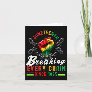 Juneteenth Shirts Women Men African American Freed Card