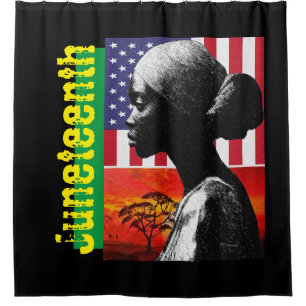Juneteenth Shower Curtain