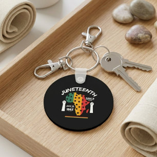 Juneteenth Since June 19 1865 Freedom Quote Keychain