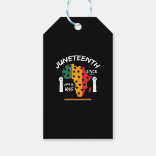 Juneteenth Since June 19th 1865 T-shirt Free Ish Gift Tags