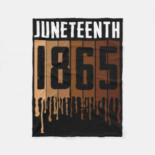 Juneteenth Tee Shirt June 19th 1865 Freedom Day Me Fleece Blanket