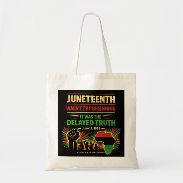 Juneteenth Tote Bag  (Devant)