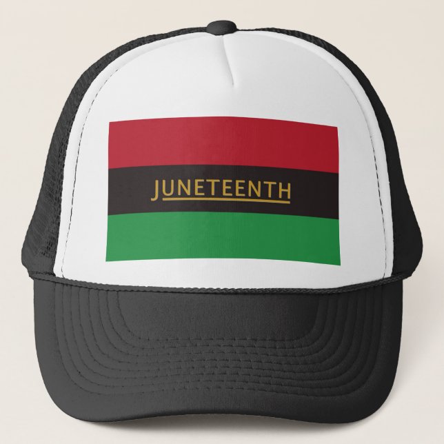 juneteenth trucker hat (Front)