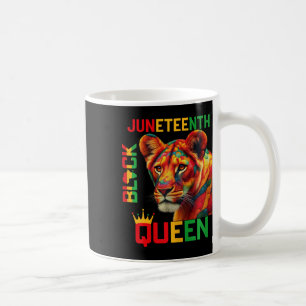 Juneteenth Women African American Black Lioness 18 Coffee Mug