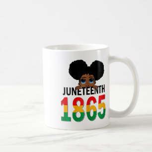 Juneteenth Women Girls Kids Flag 1865 2 Coffee Mug
