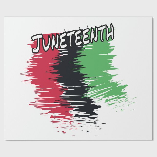 Juneteenth Wrapping Paper (Flat)