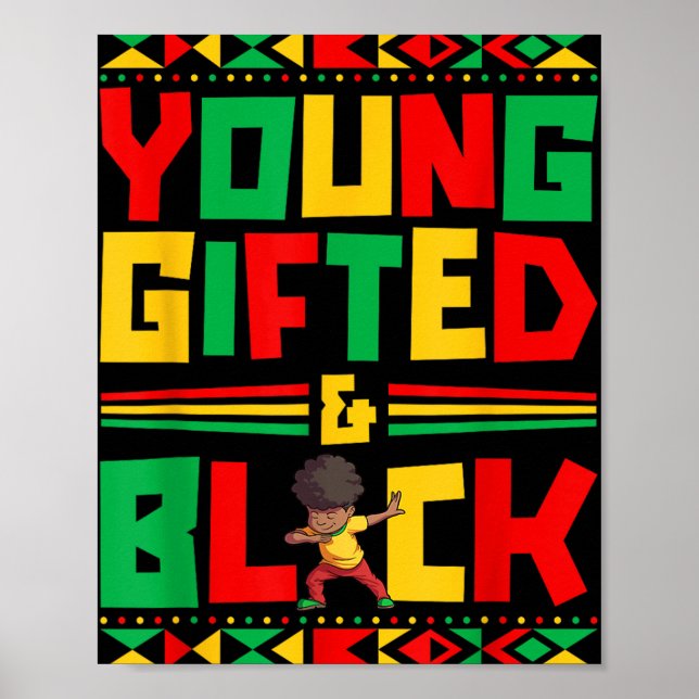 Juneteenth Young Black Boy African American Histor Poster (Front)