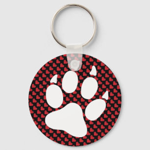 junger träumender Wolf Schlüsselanhänger Keychain