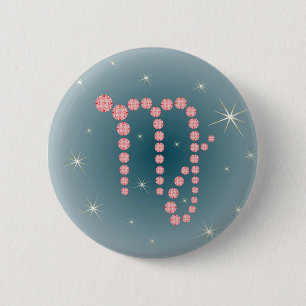 Jungfrau 23. August bis 23. September Buttons