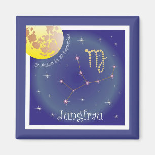 Jungfrau 23. August bis 23. September Magnet