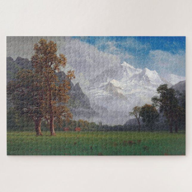 Jungfrau, Albert Bierstadt Jigsaw Puzzle (Horizontal)