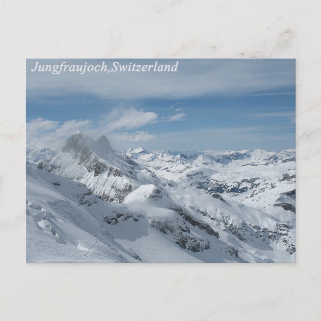 Jungfraujoch, Carte postale Suisse (Devant)