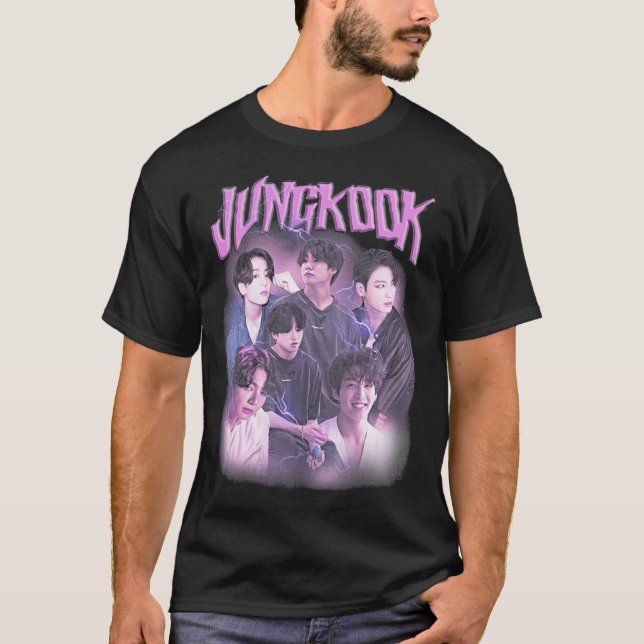 Jungkook  Bangtan Boys Vintage Classic T-Shirt (Front)