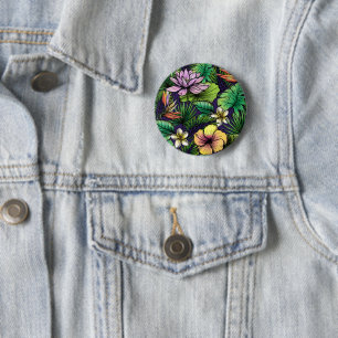Jungle 2 Inch Round Button