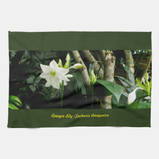 Jungle Amazon Lily - Eucharis Amazonica Kitchen Towel