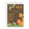 Jungle Animals Baby Shower Invitation