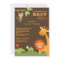 Jungle Animals Baby Shower Invitation