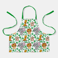 Jungle Animals Cute Safari Wild Cartoon Pattern