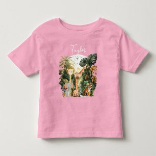 Jungle Animals Exotic Safari Dream Toddler T-shirt