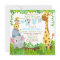 Jungle Animals Safari Boy Baby Shower Invitation