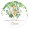 Jungle Animals Safari Greenery Thank You Favour 