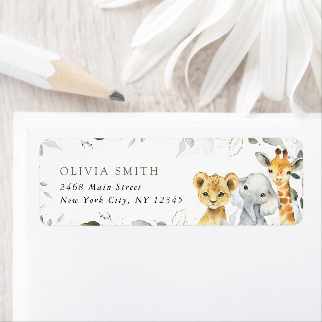 Jungle Animals, Safari, Wild One, Baby Shower (Insitu)