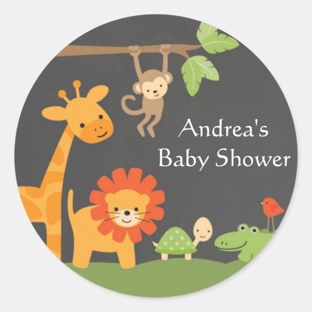 Jungle Animals Stickers (Front)