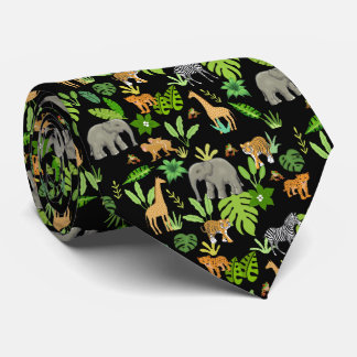Jungle Animals Tie