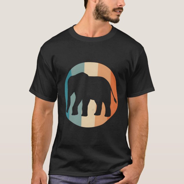 Jungle Animals Wildlife Elephants T-Shirt (Front)
