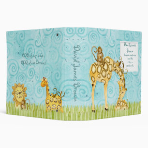 Jungle Babies, Giraffe Baby Book Classeur Scrapboo