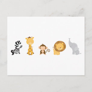 Jungle Babies Postcard