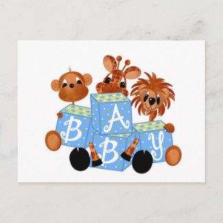 Jungle Babies Postcard All Occasion